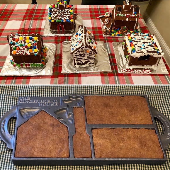 John Wright Kitchen Vintage Beautiful Cast Iron Gingerbread Mold